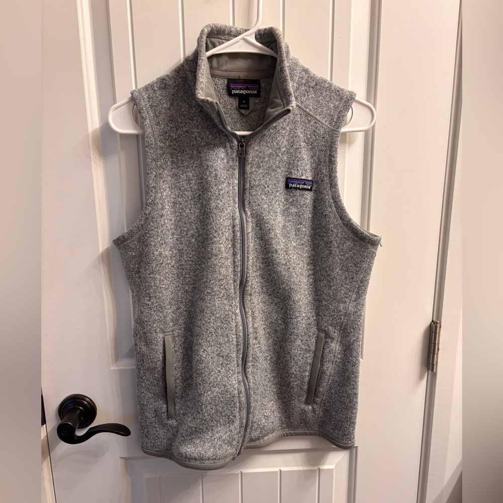 Women's Better Sweater® Fleece Vest, birch white, medium